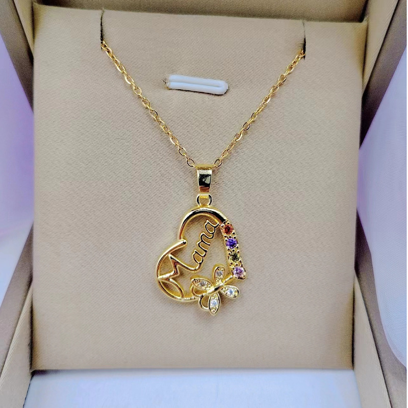 Collier avec pendentif en form - Butterfly Clasp Deployant avis et prix
