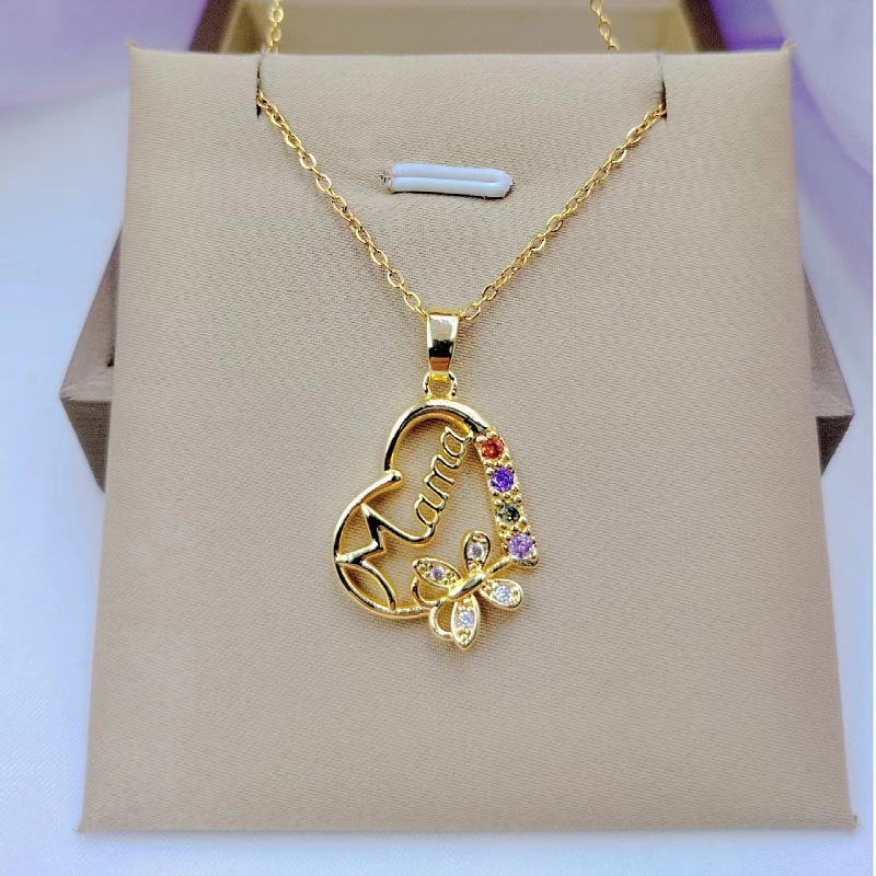 Collier avec pendentif en form - Butterfly Clasp Deployant avis et prix