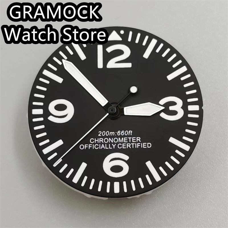 GRAMOCK-Cadran de Montre Noir, - Seiko Watch 5 Sports avis et prix