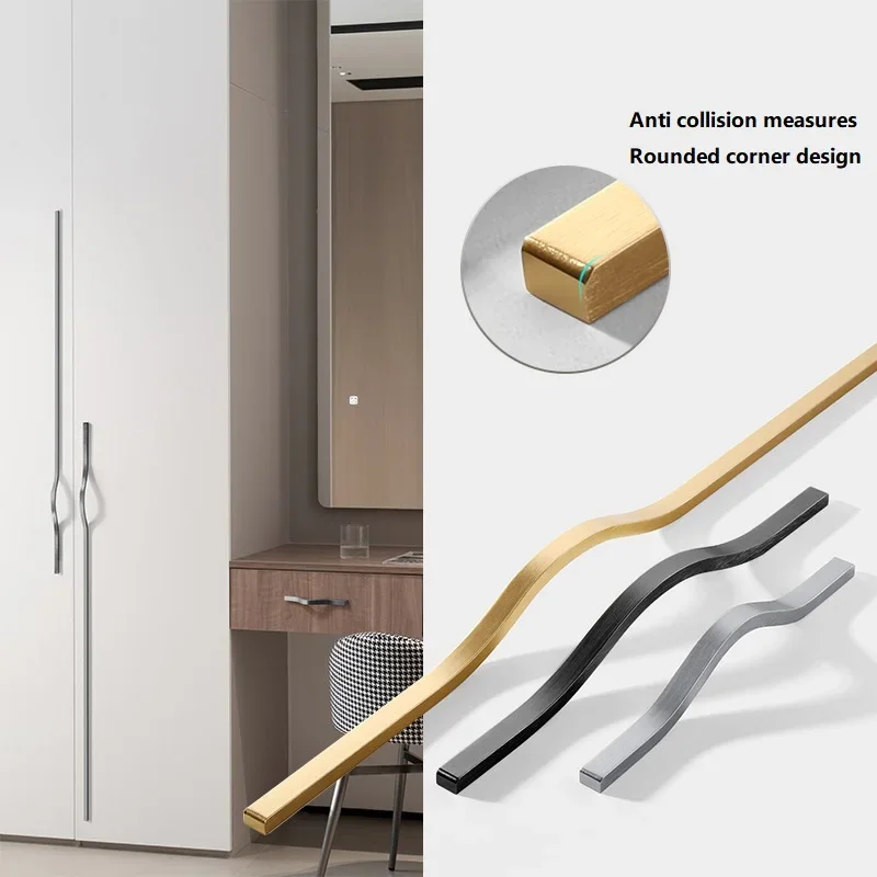 Poignées d'armoire en or bross - Curved Spring Bar avis et prix