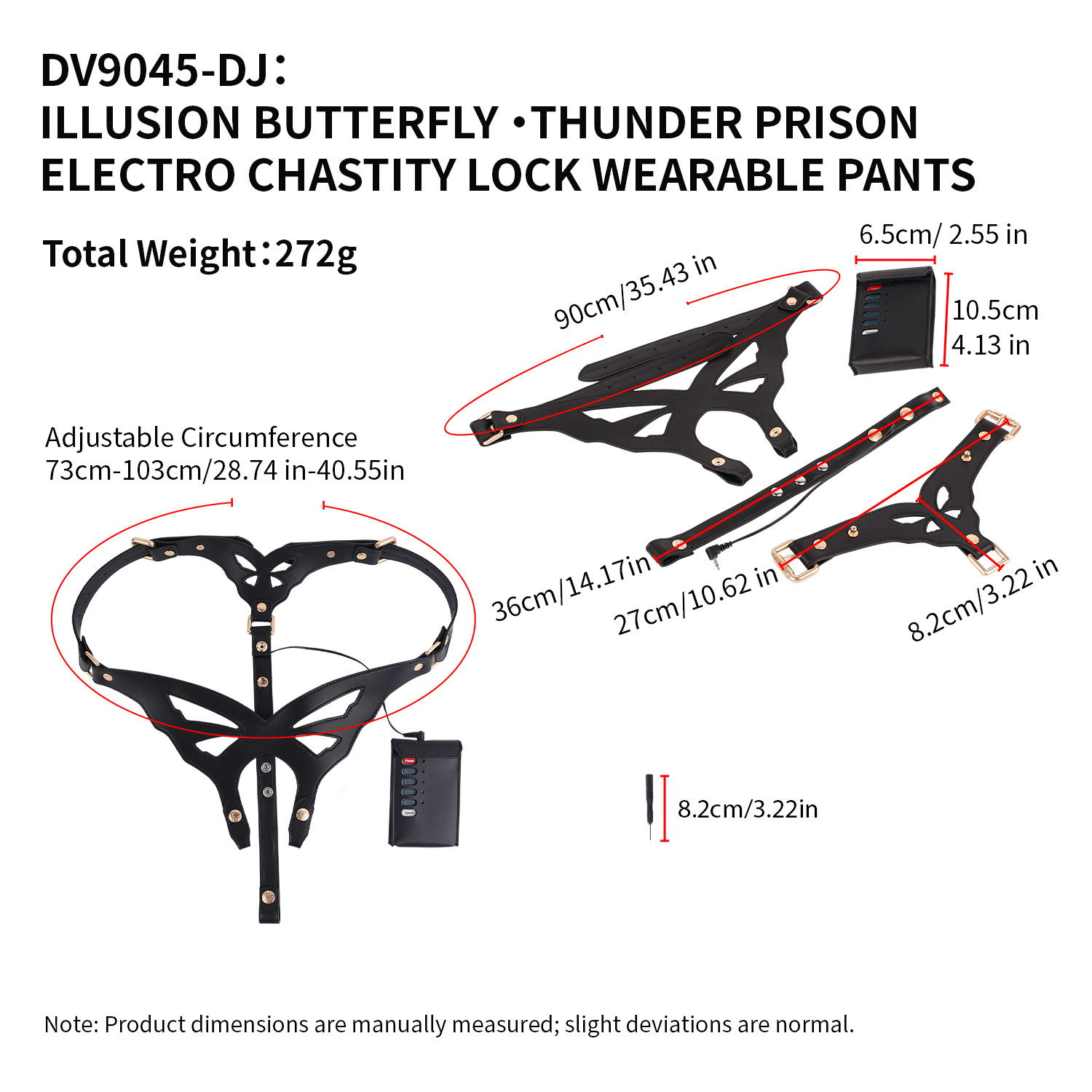 ANOSX Ceinture de chasteté éle - Leather Strap Quick Release avis et prix